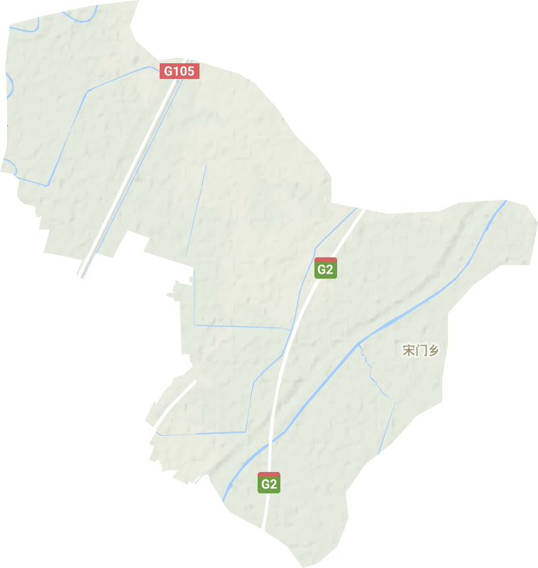 宋門鄉(xiāng)地形圖