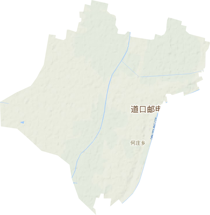 何莊鄉地形圖