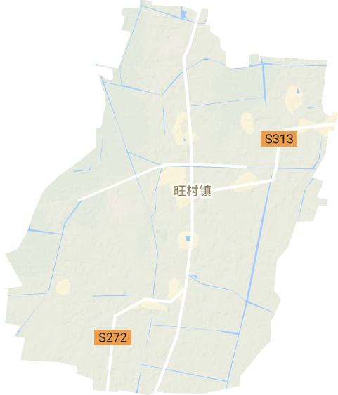 旺村鎮(zhèn)地形圖