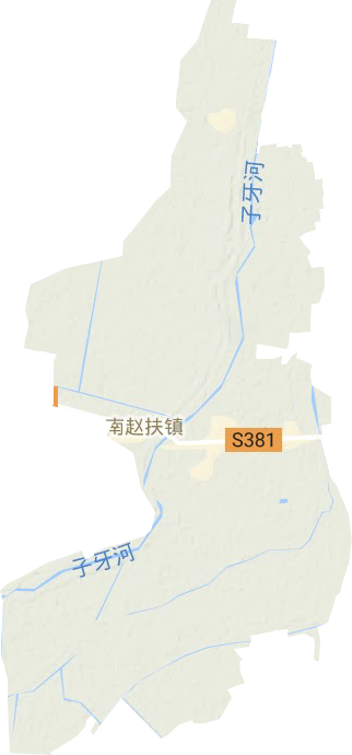 南趙扶鎮地形圖