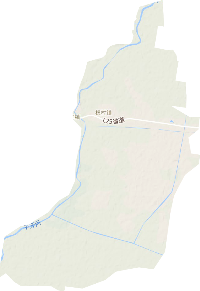 權村鎮地形圖