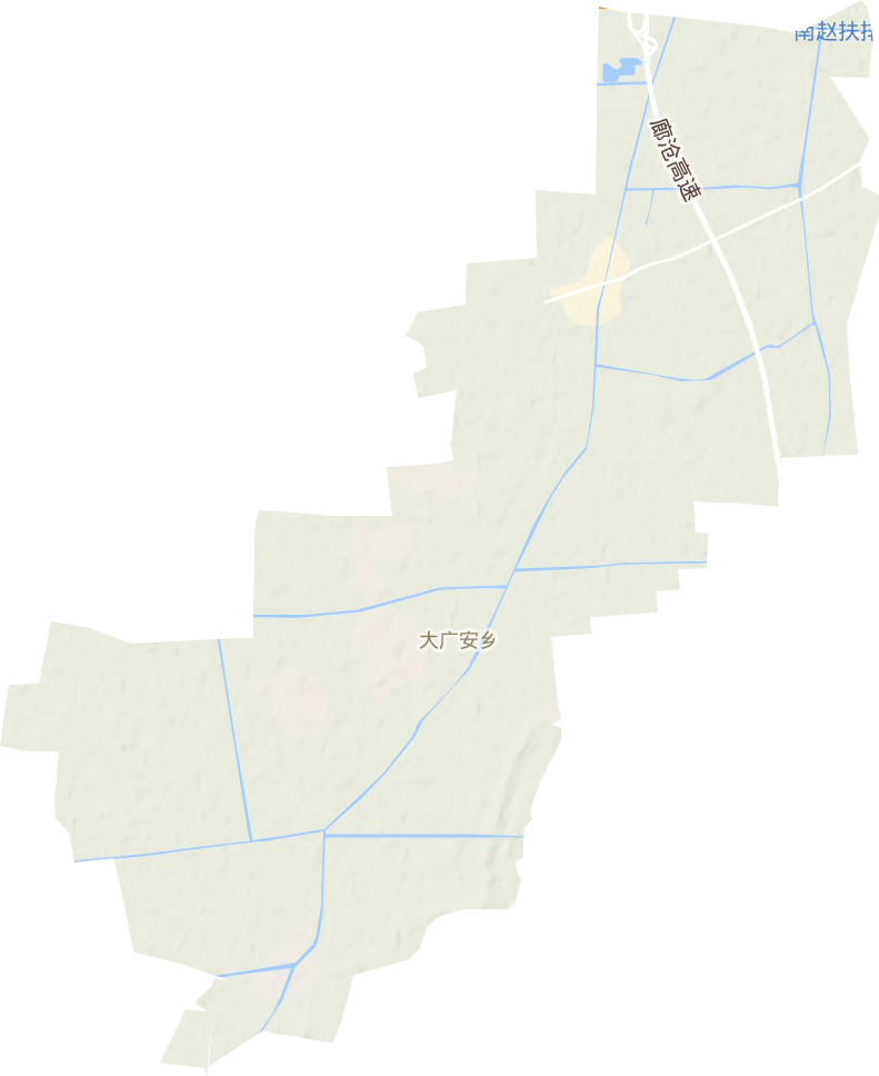 廣安鎮地形圖