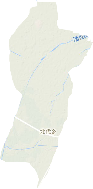 北代鄉地形圖