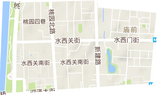 廟前街道地形圖