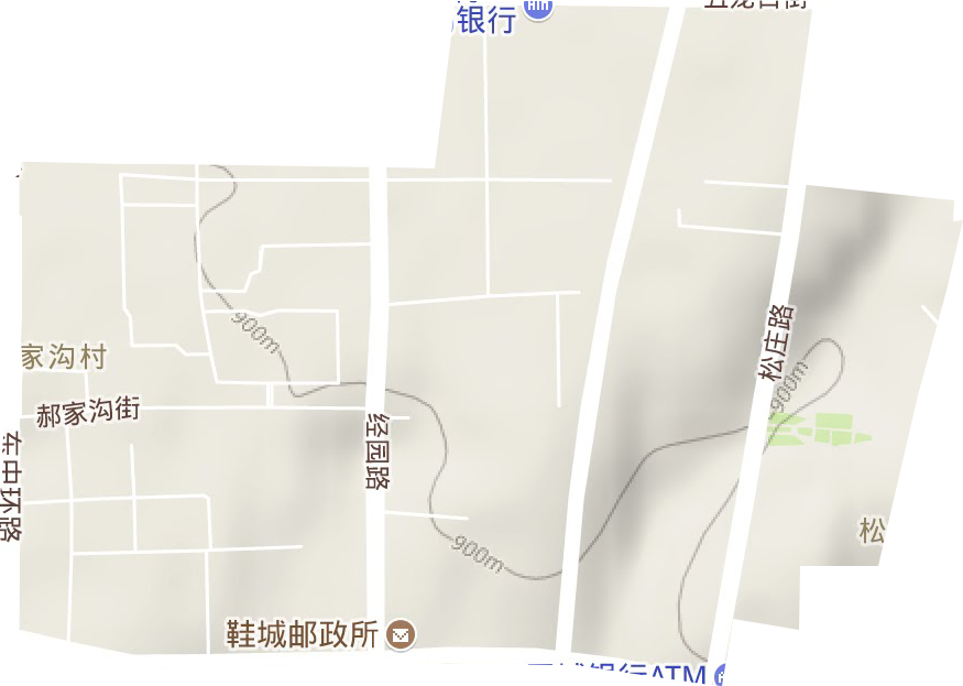 民營區地形圖