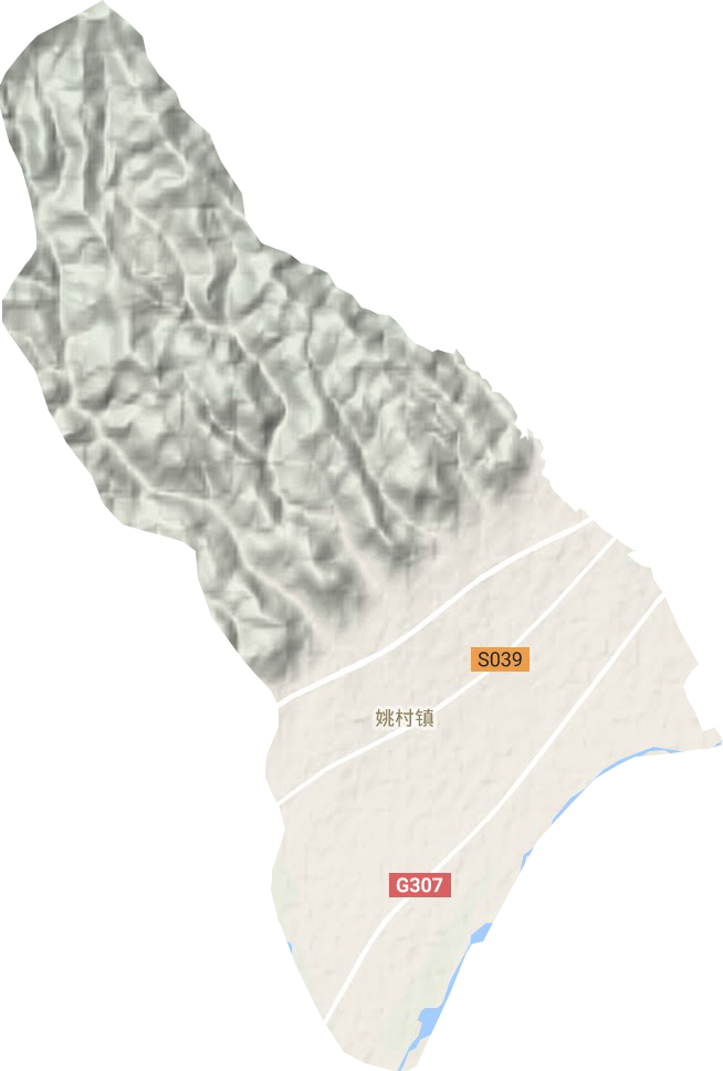 姚村鎮地形圖
