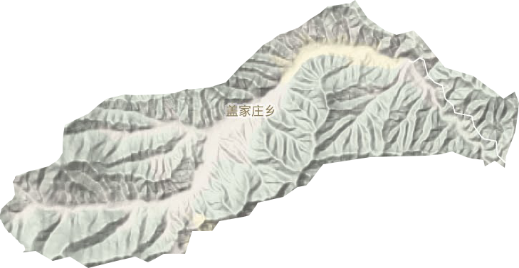 蓋家莊鄉地形圖