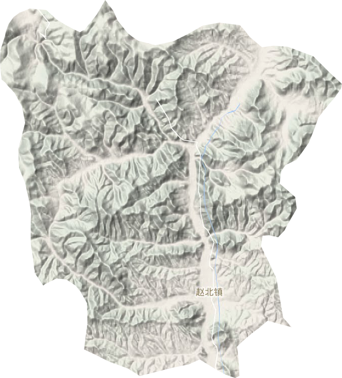 趙北鄉地形圖