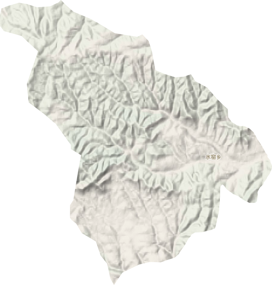 水窯鄉(xiāng)地形圖