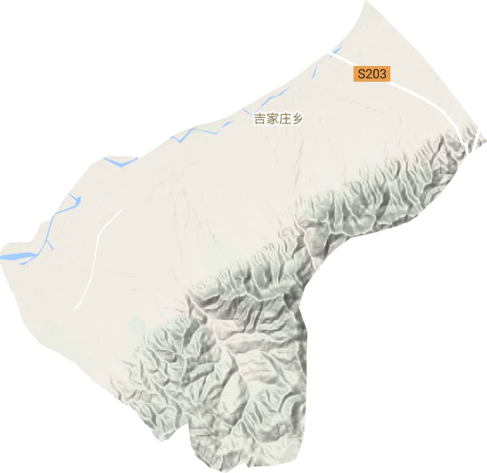 吉家莊鄉(xiāng)地形圖