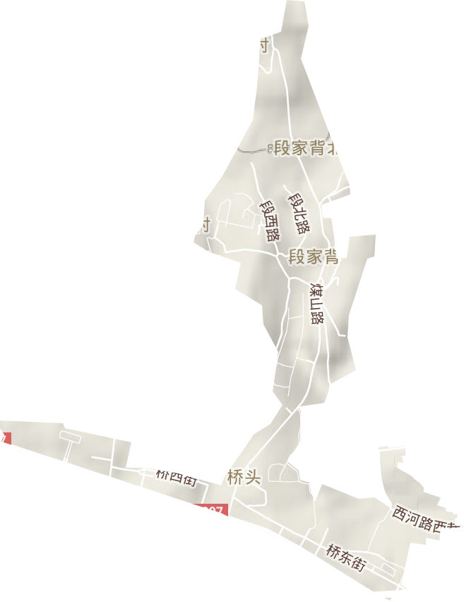 縣區直屬鎮地形圖