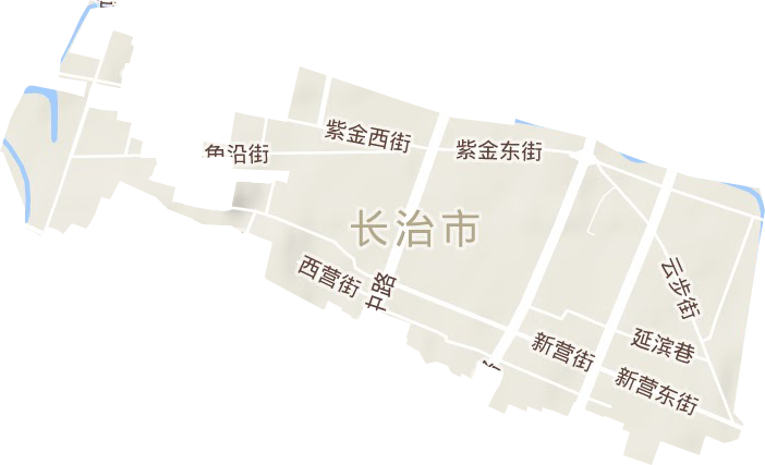 紫金街街道地形圖