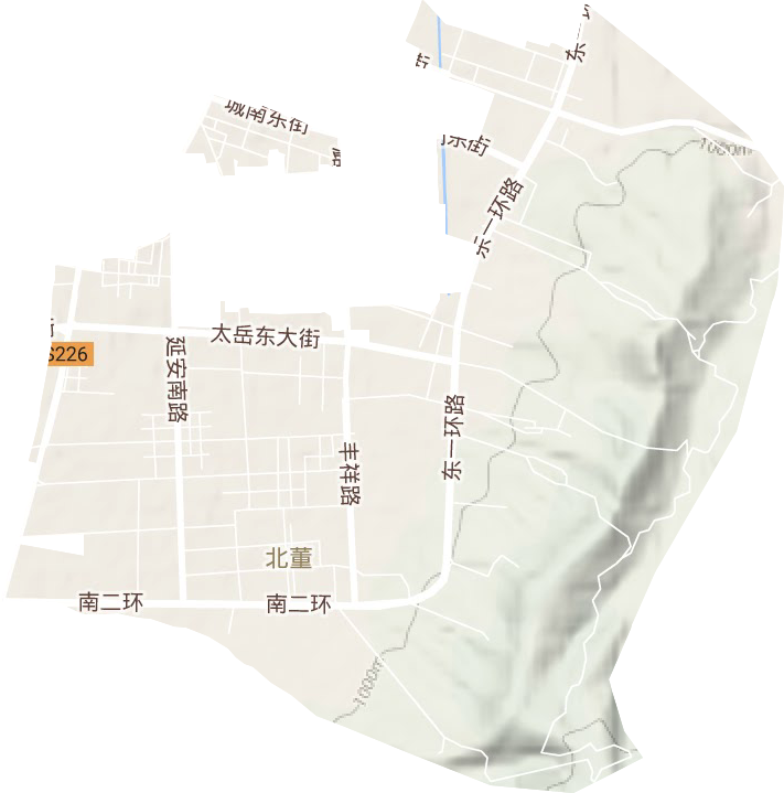 五馬街道地形圖