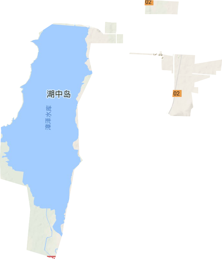 長北街道地形圖