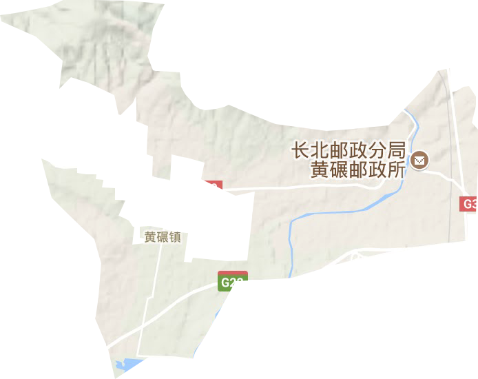 黃碾鎮地形圖