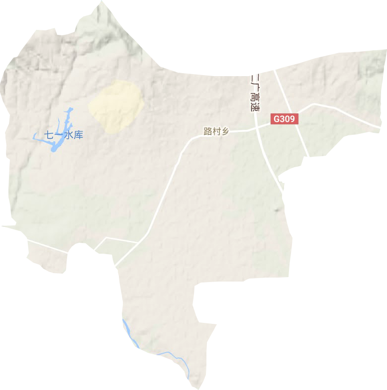 路村鄉地形圖
