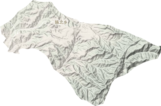 韓北鄉地形圖