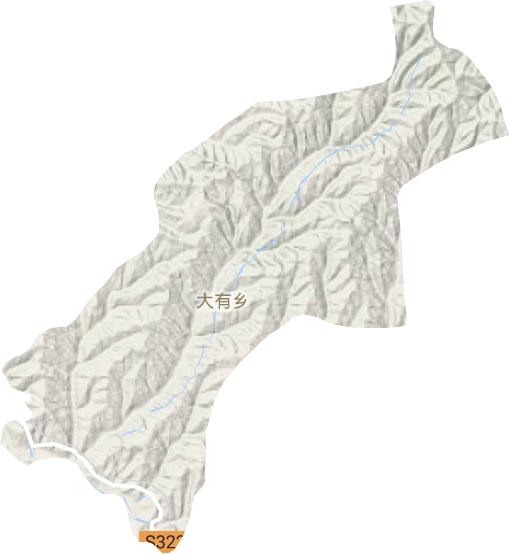 大有鄉(xiāng)地形圖