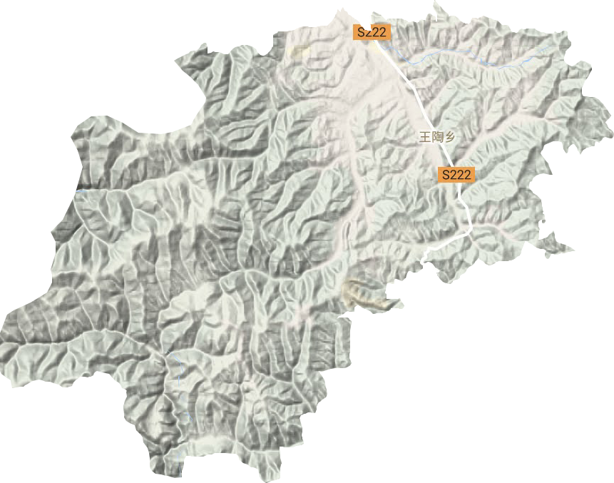 王陶鄉地形圖