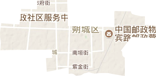 南城街道地形圖