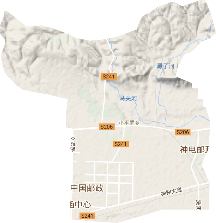 小平易鄉地形圖