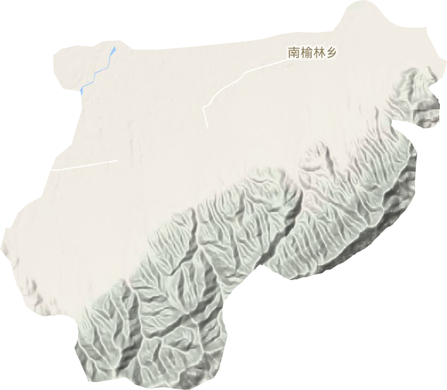 南榆林鄉地形圖