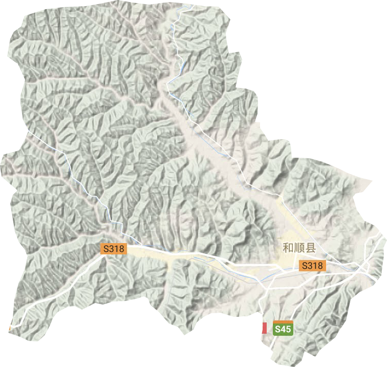義興鎮地形圖