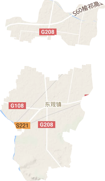 東觀鎮地形圖
