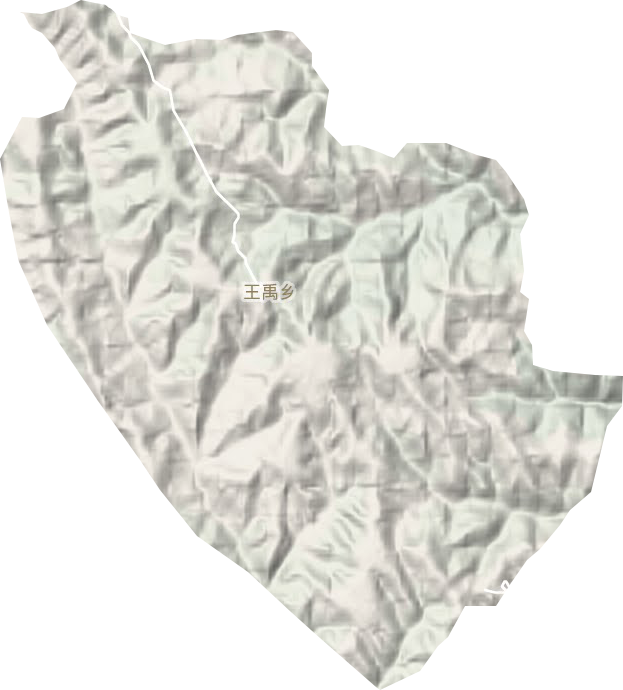 王禹鄉地形圖