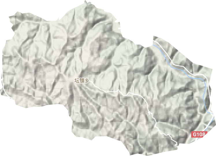 壇鎮鄉地形圖