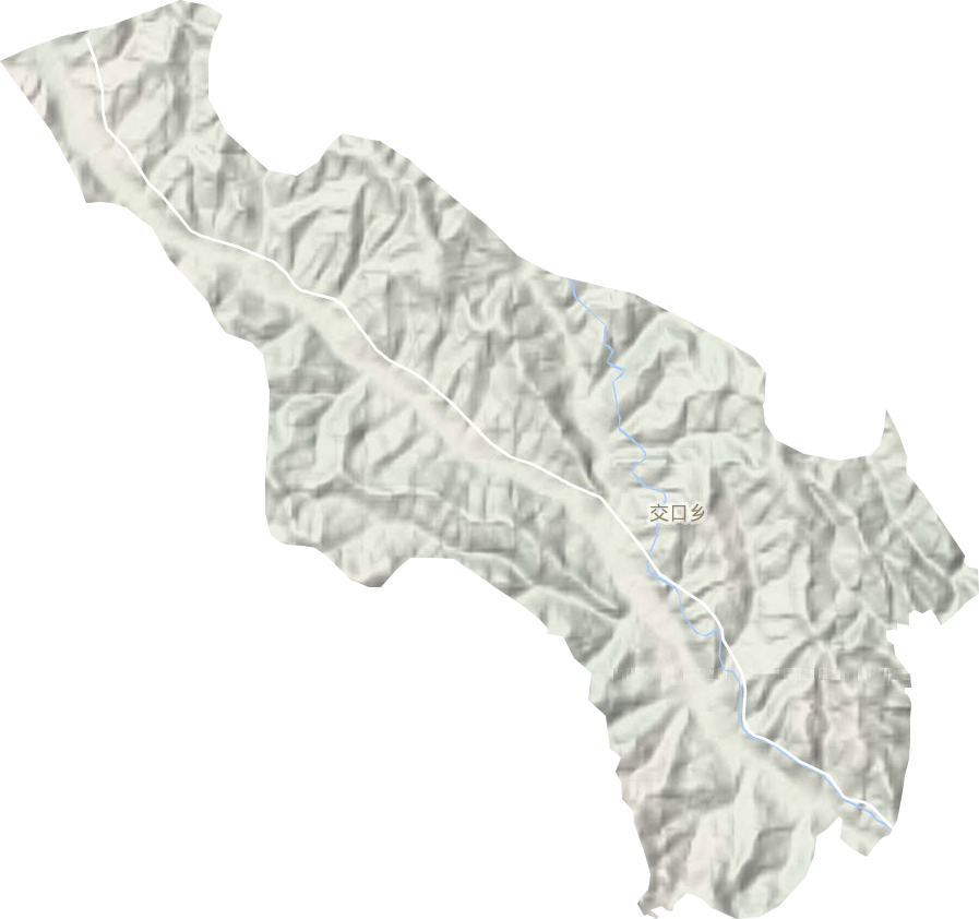 交口鄉地形圖