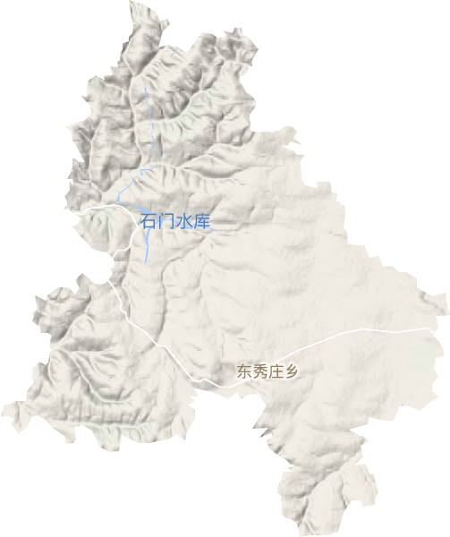 東秀莊鄉(xiāng)地形圖