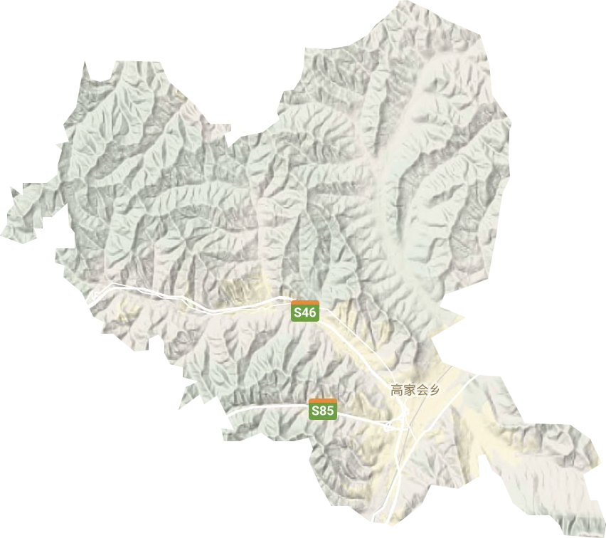 高家會鄉地形圖