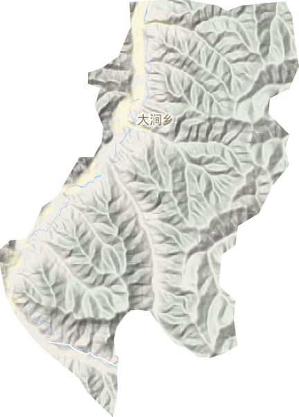 大澗鄉地形圖