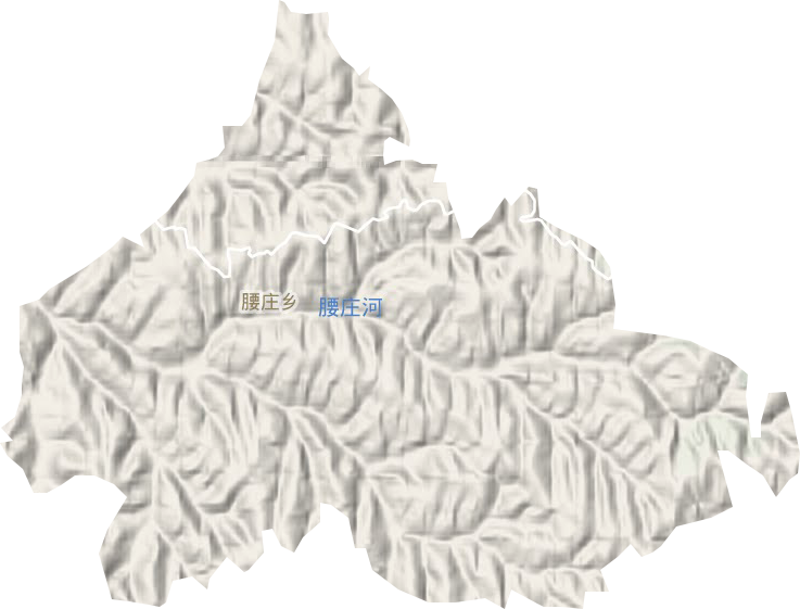 腰莊鄉地形圖