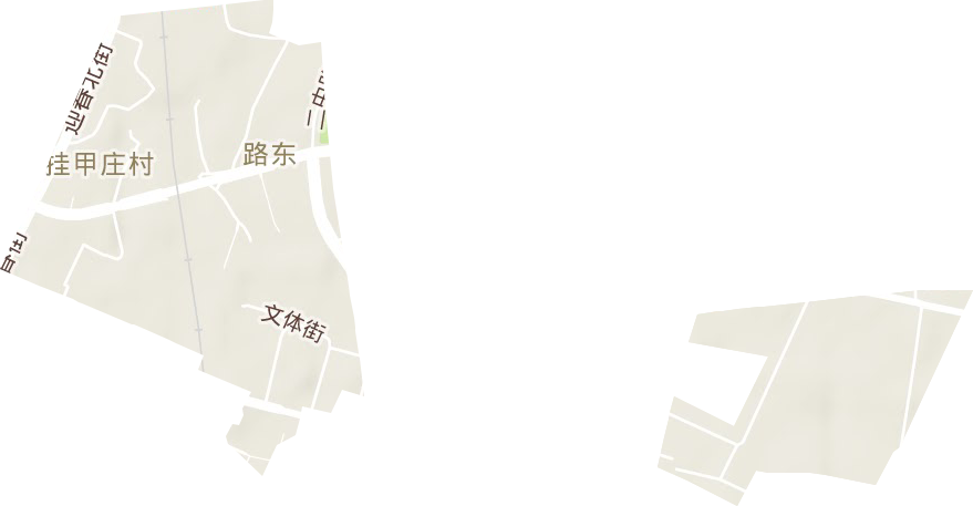 辛寺街街道地形圖