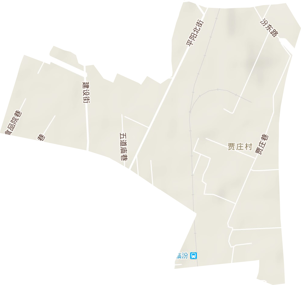 車站街街道地形圖