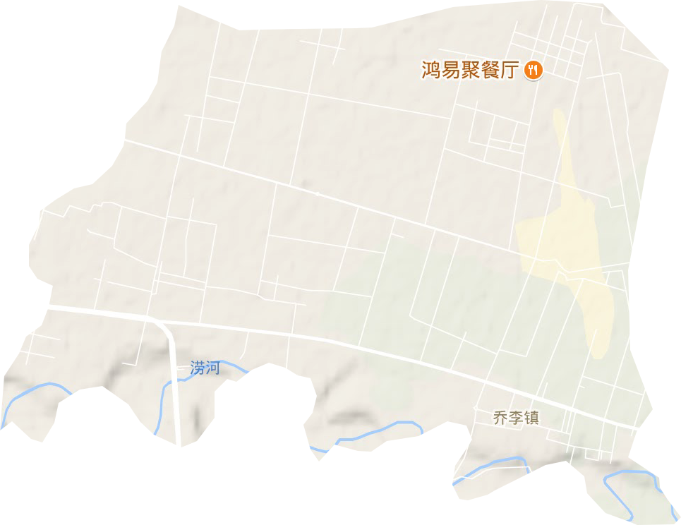 喬李鎮地形圖