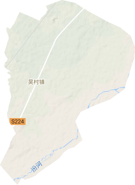吳村鎮(zhèn)地形圖