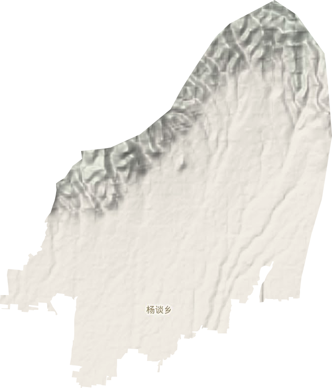 楊談鄉地形圖