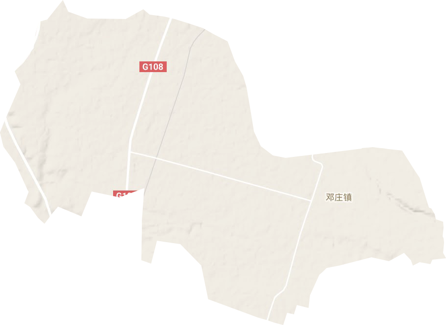 鄧莊鎮地形圖