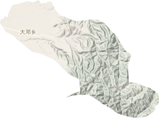大鄧鄉(xiāng)地形圖