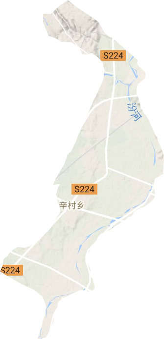 辛村鄉地形圖