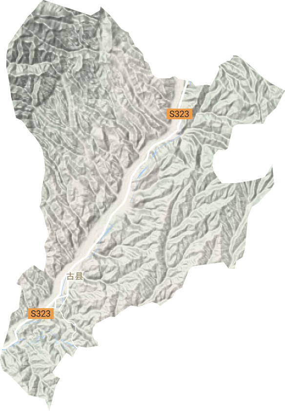 岳陽鎮地形圖