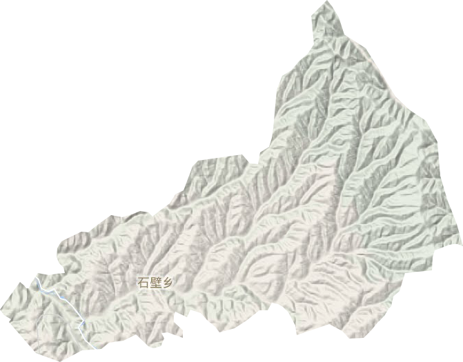 石壁鄉地形圖