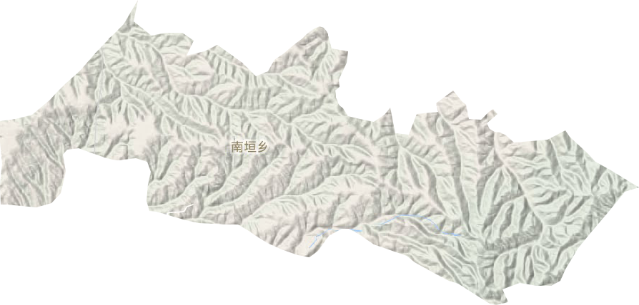 南垣鄉(xiāng)地形圖