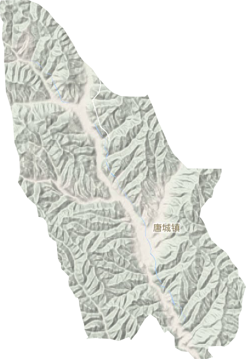 唐城鎮地形圖