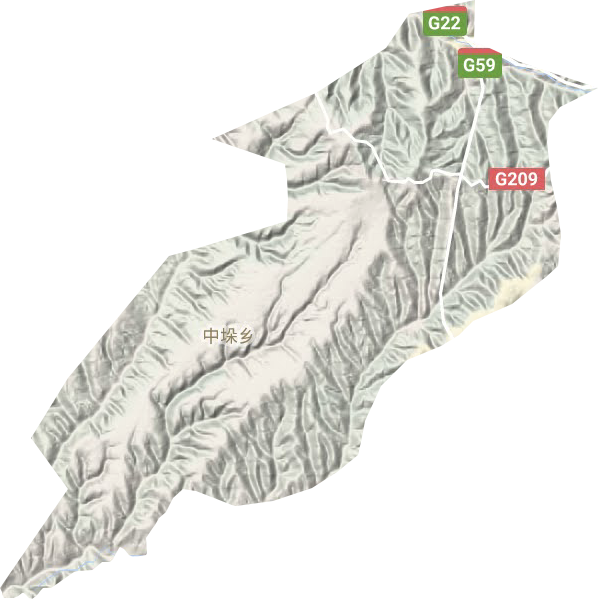 中垛鄉地形圖