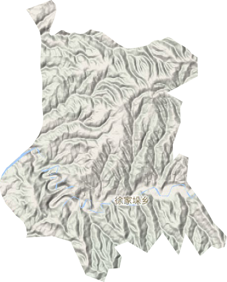 徐家垛鄉地形圖