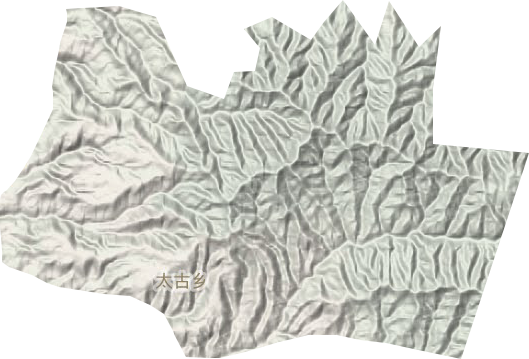 太古鄉(xiāng)地形圖